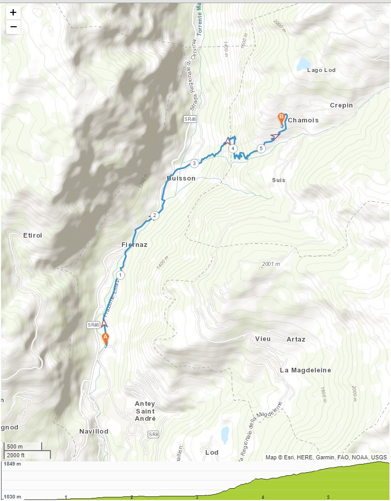 mappa kpiu antey cervinia