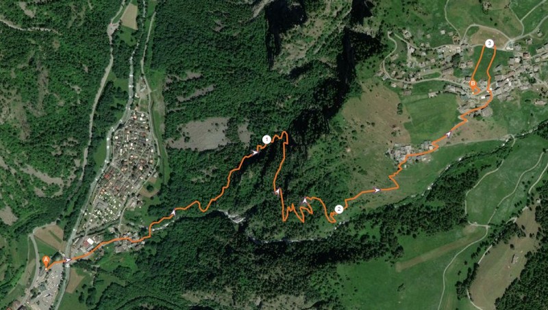 mappa kpiu antey cervinia