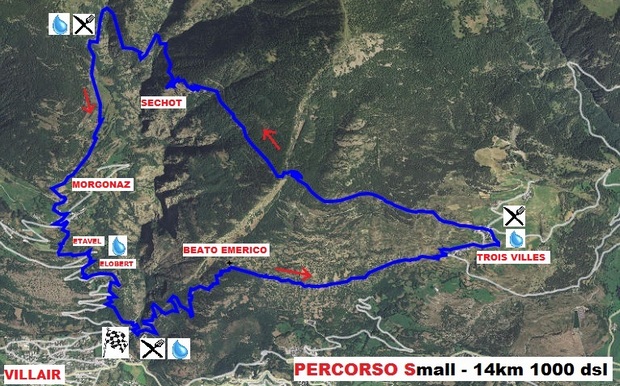 quartrail mappa percorso S
